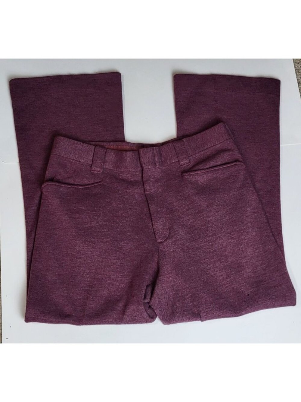 Vintage Levis Sportswear Knits Mens Maroon Knit Pants 32